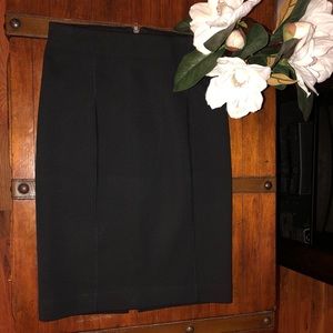 J Crew Neoprene ZIP back pencil Skirt Sz Small